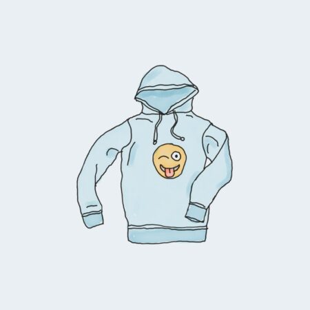 Hoodie with logo